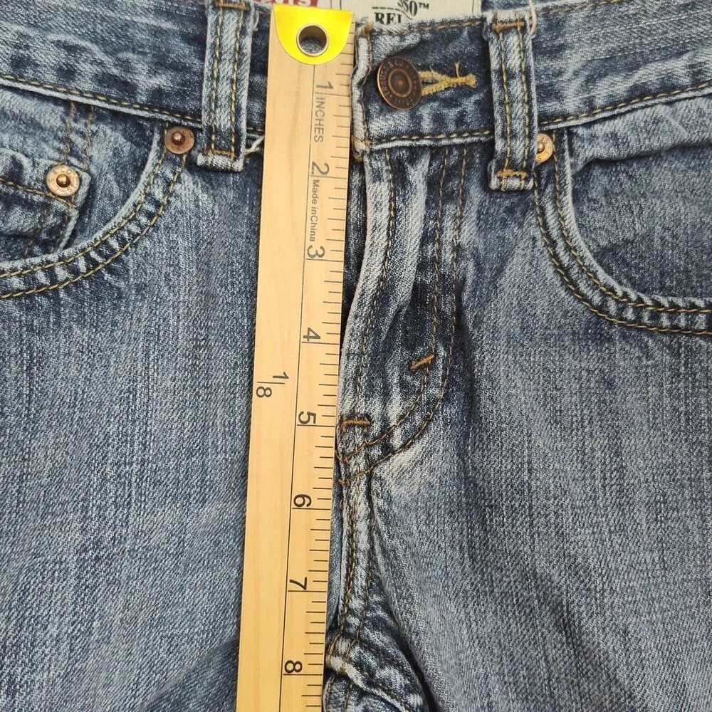 Levi's 550 Relaxed Leg Jeans Boy's Size 8 Slim 22x22 Med. Wash Blue Straight Leg